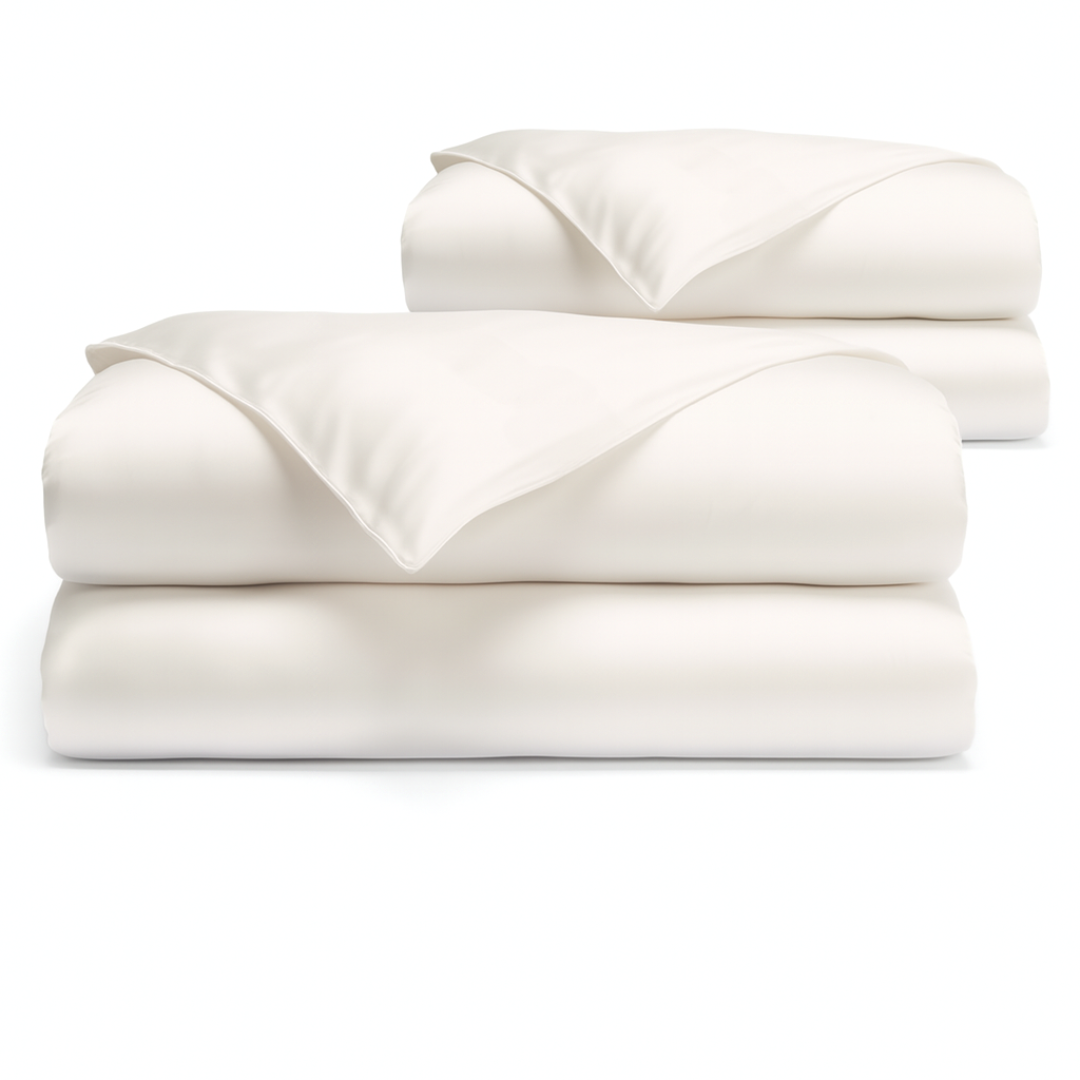 4-Jahreszeiten-Seidendecke Set - Serene (175+300 g/m2) - Seidenbezug