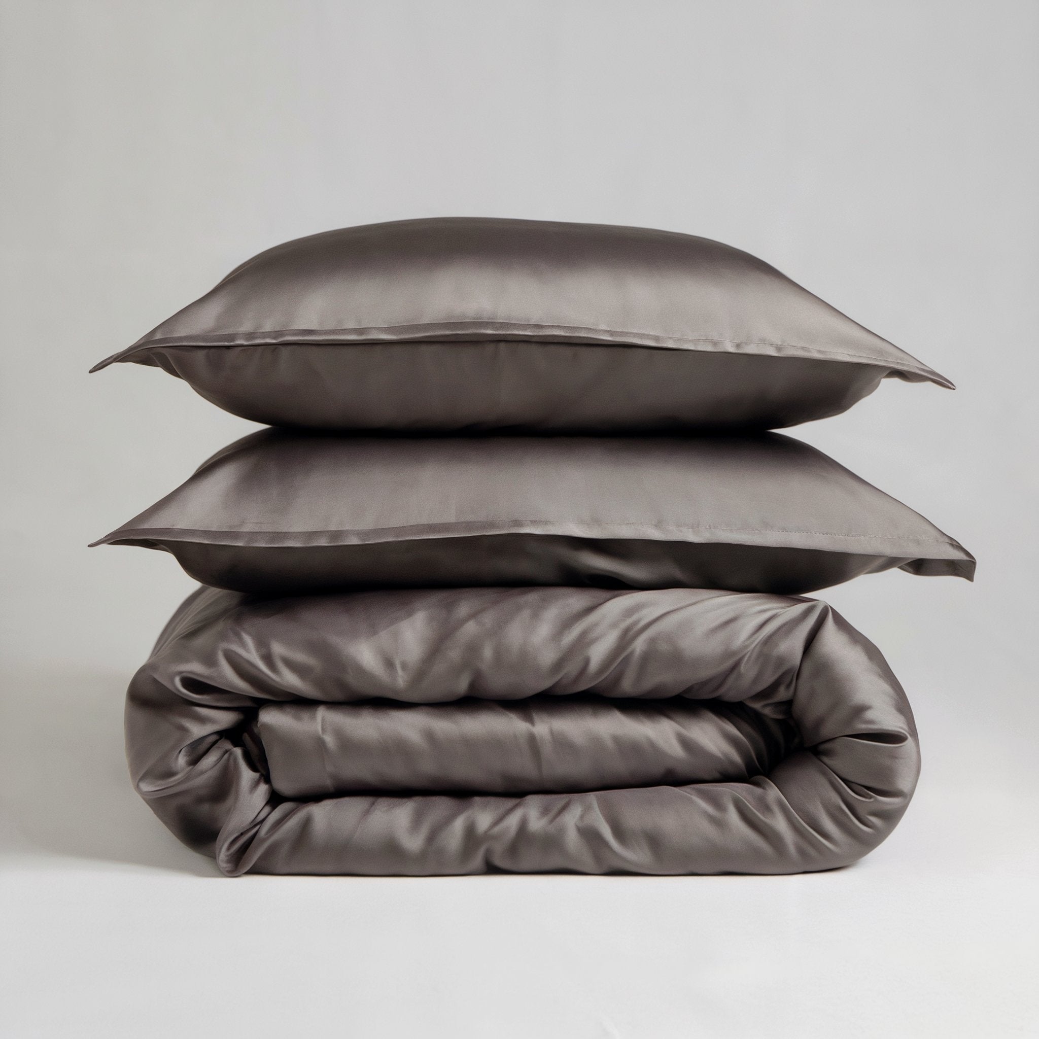 Seidenbettbezug Dark Stone - 22MM