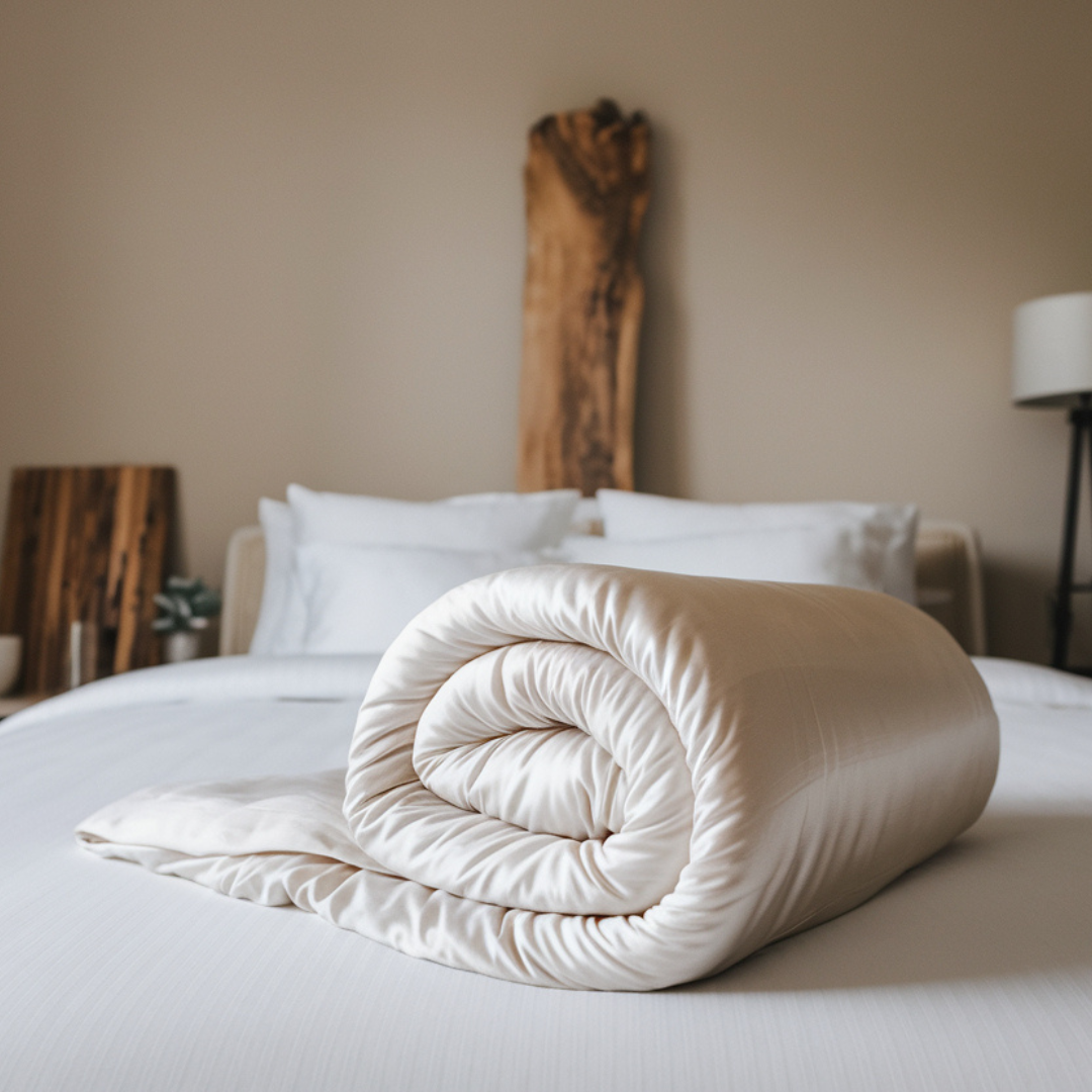 Seiden-Winterdecke Serene (300g/m2) - Seidenbezug