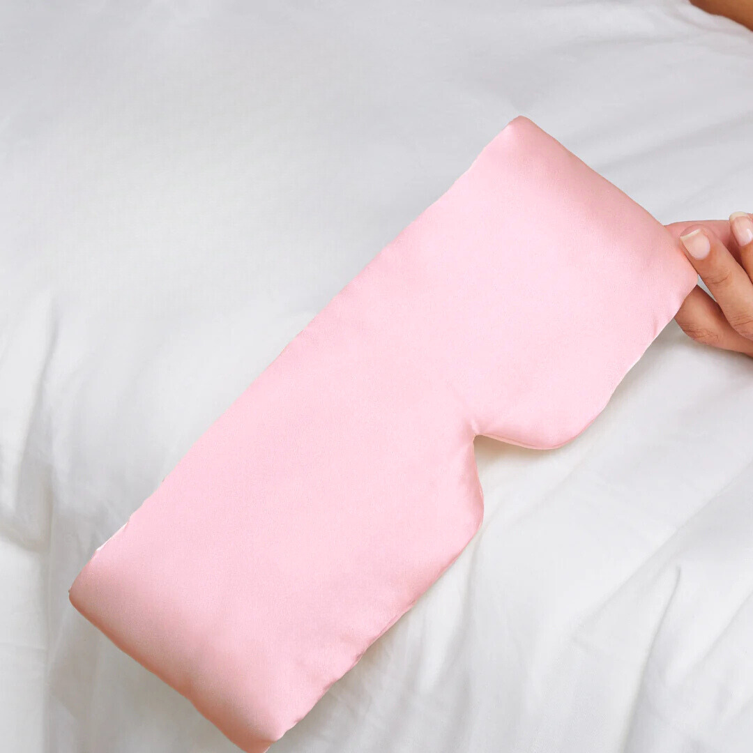 Perfect Sleep Augenmaske aus 100% Seide 22mm - Rosa
