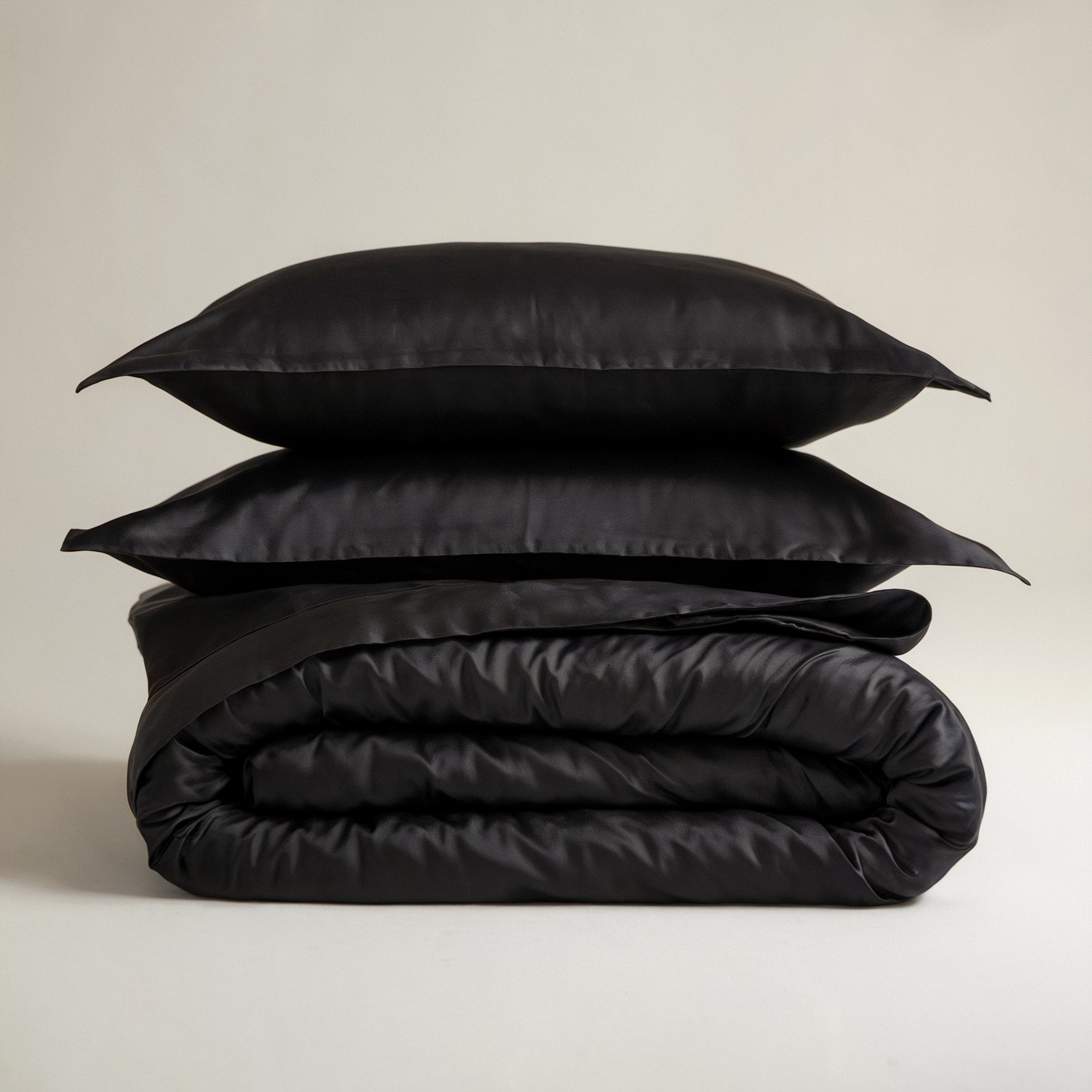 Seidenbettbezug Schwarz - 22MM