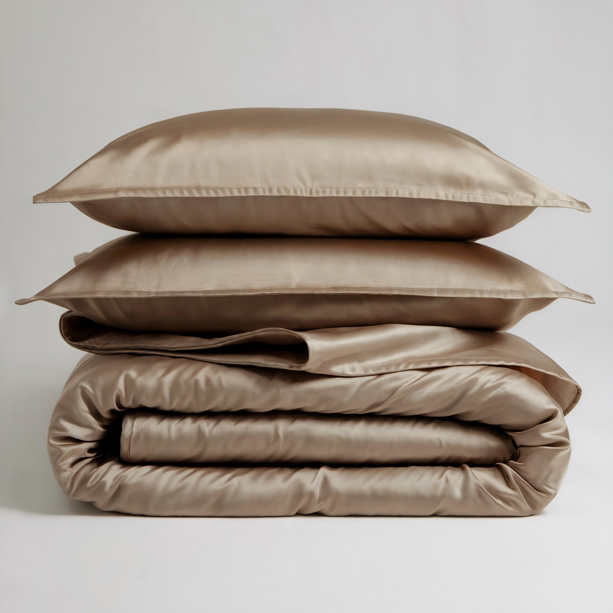 Seidenbettbezug - Café