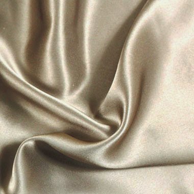 100% Seiden Ober-Laken Taupe - 22MM