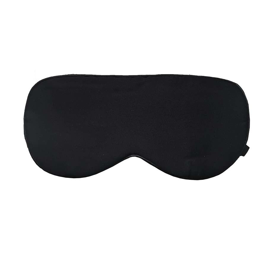 Luxuriöse Seidenschlafmaske - Schwarz