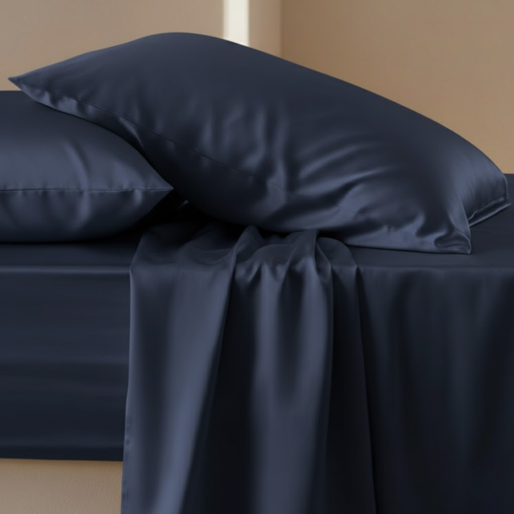 Seiden Ober-Laken Deep Ocean - 22MM