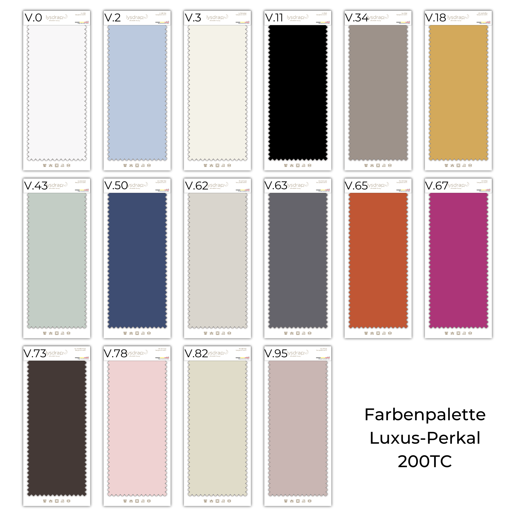 Laken aus ägyptischer Baumwolle Luxus Perkal 200TC - Linea