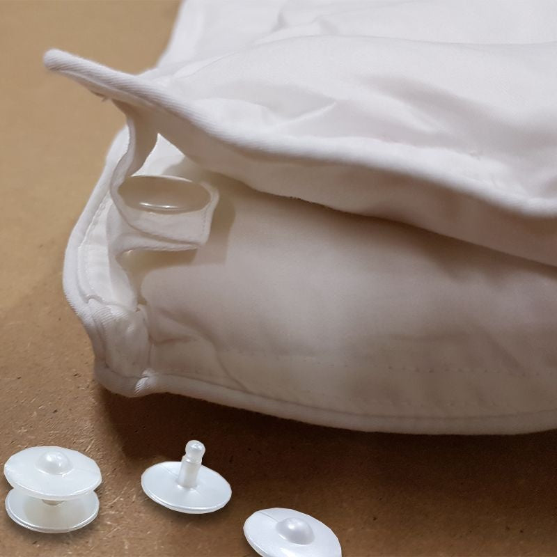 Seiden 4-Jahreszeiten-Bettdecken-Set Oasis (175 + 300 g/m2) - Bezug aus Bambus-Viskose