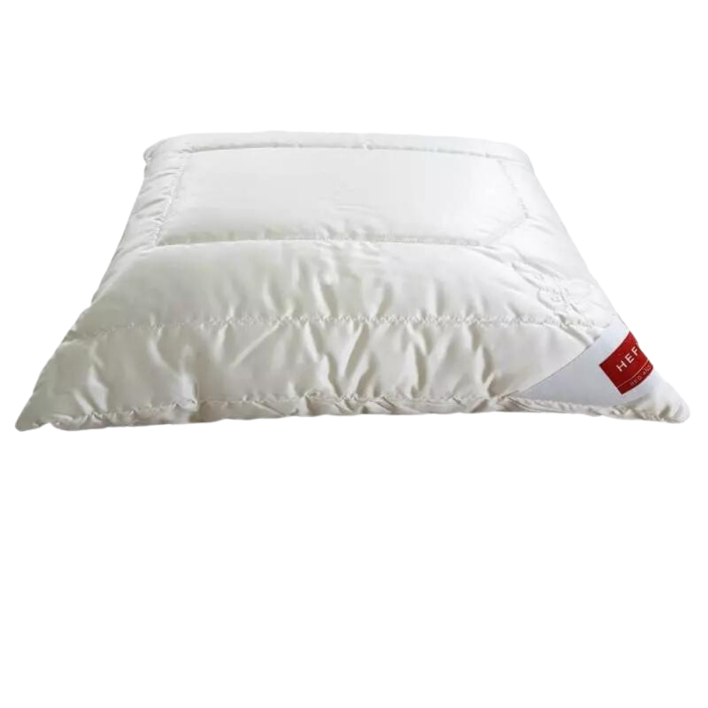 Hefel Pure Silk Kissen - PES Füllung & Seidenbezug (Set von 2 Kissen)