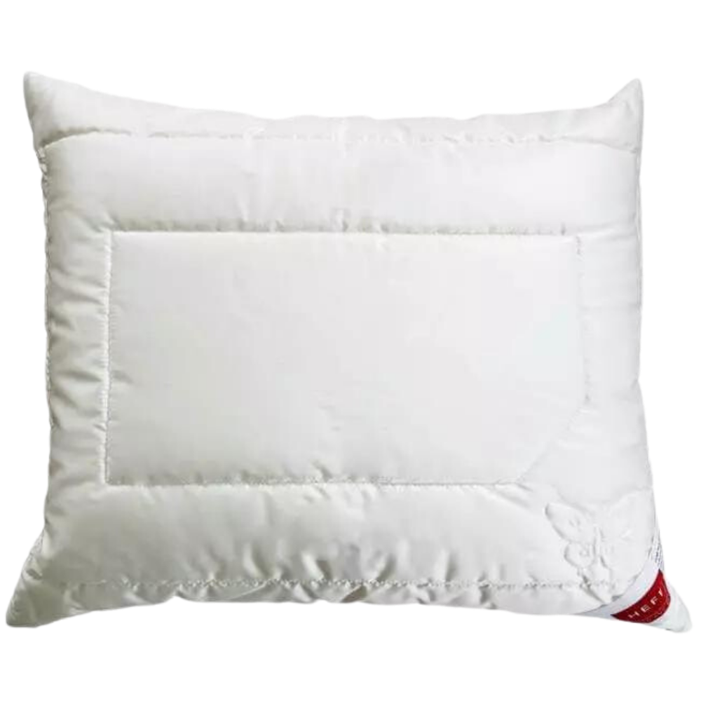 Hefel Pure Silk Kissen - PES Füllung & Seidenbezug (Set von 2 Kissen)