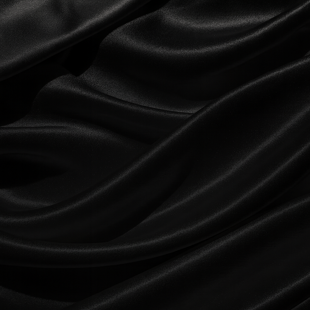 Seiden Ober-Laken Schwarz - 22MM