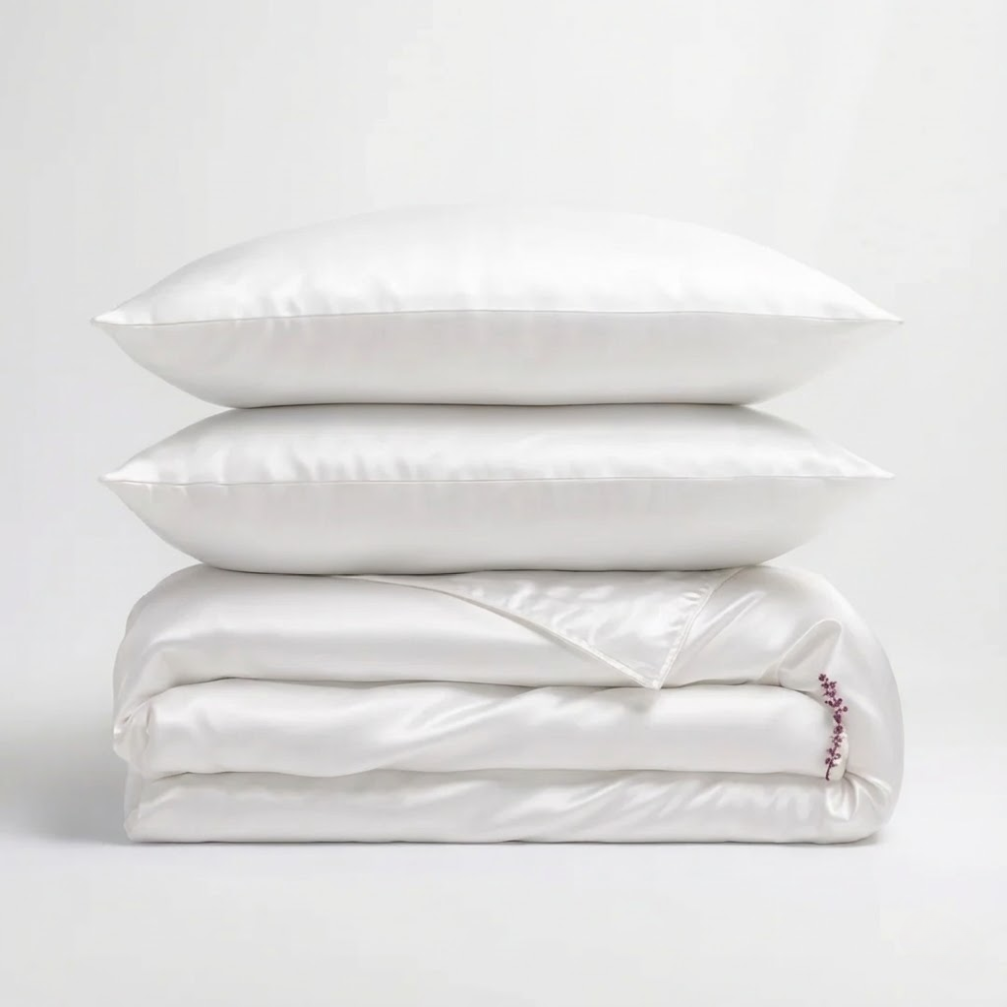 Seiden-Bettbezug Cloud White - 22 Momme