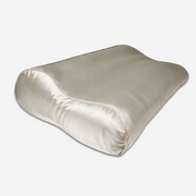 Seidenkissenbezug Elfenbein - 19mm Satin Ergonomisch
