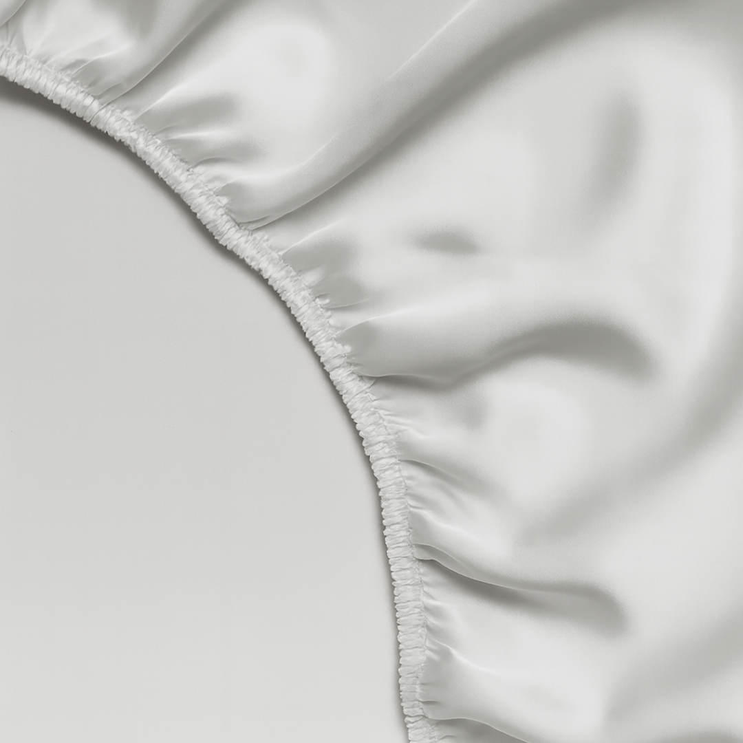 Seiden-Spannbettlaken Mondlicht - 22MM