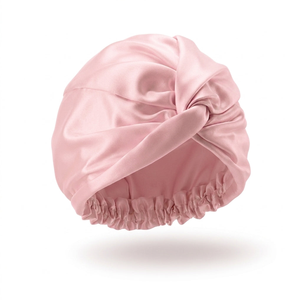 Original Seidenhaube Pink Blossom - 19MM