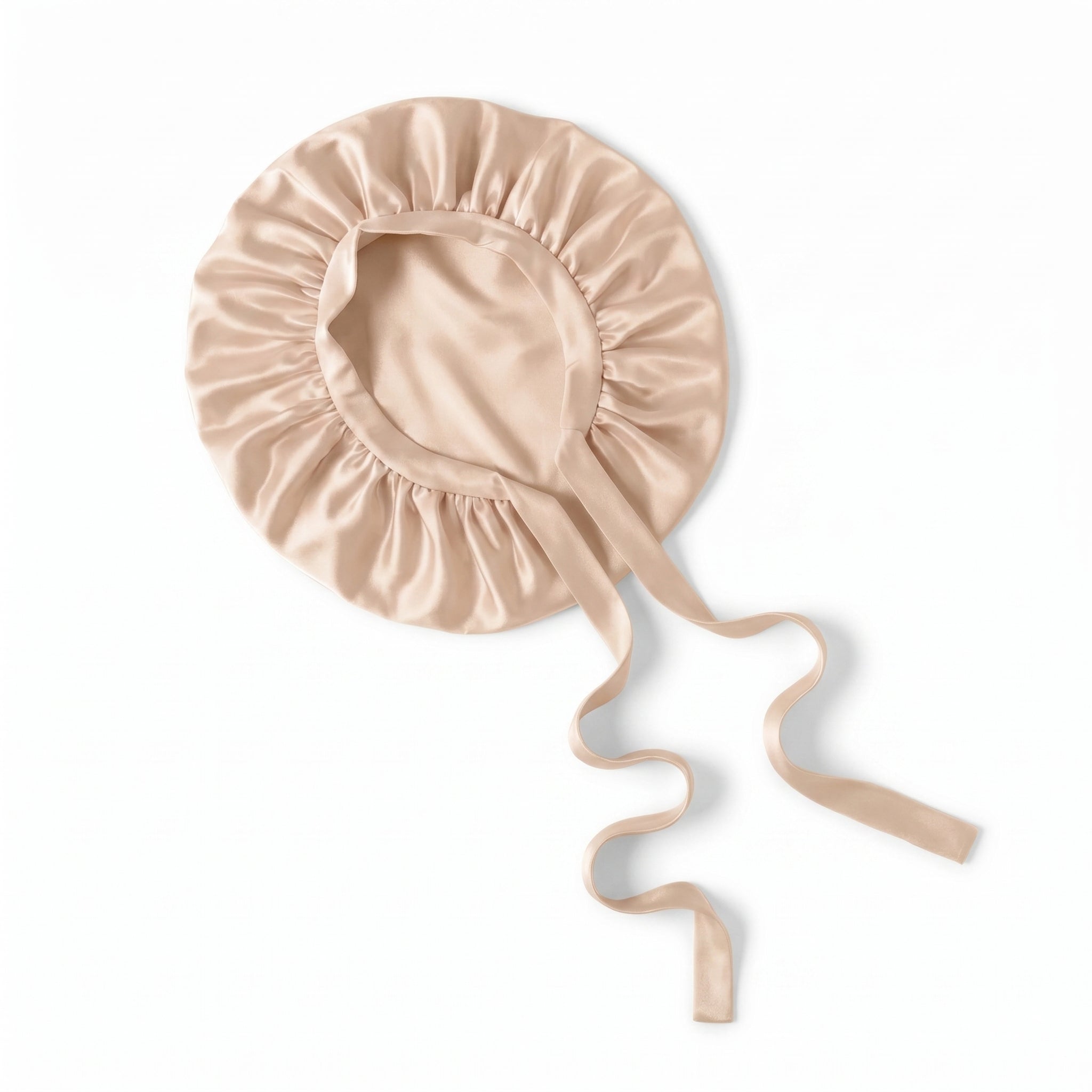 Ribbon Seidenhaube Peach Blush - 19MM