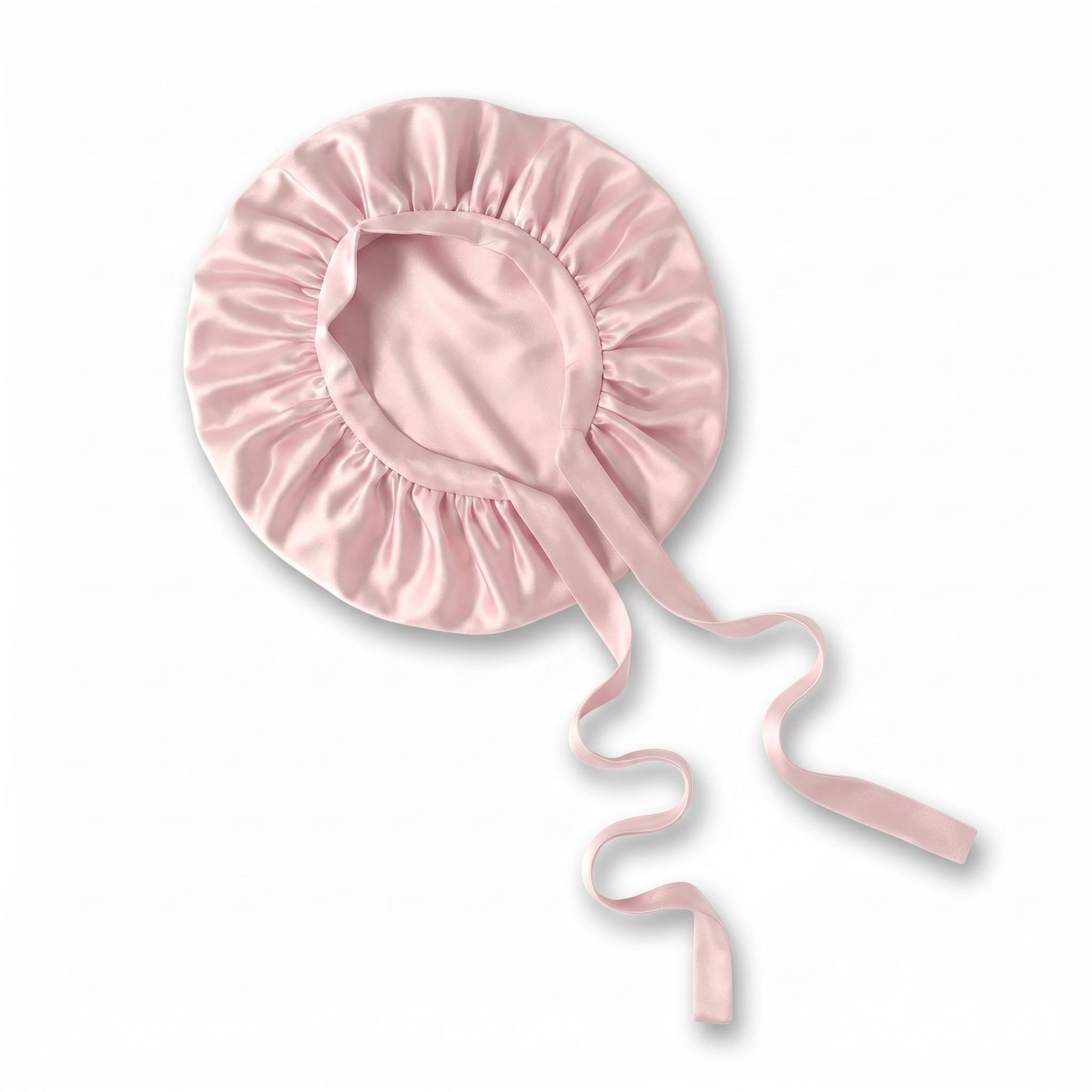 Ribbon Seidenhaube Pink Blossom - 19MM
