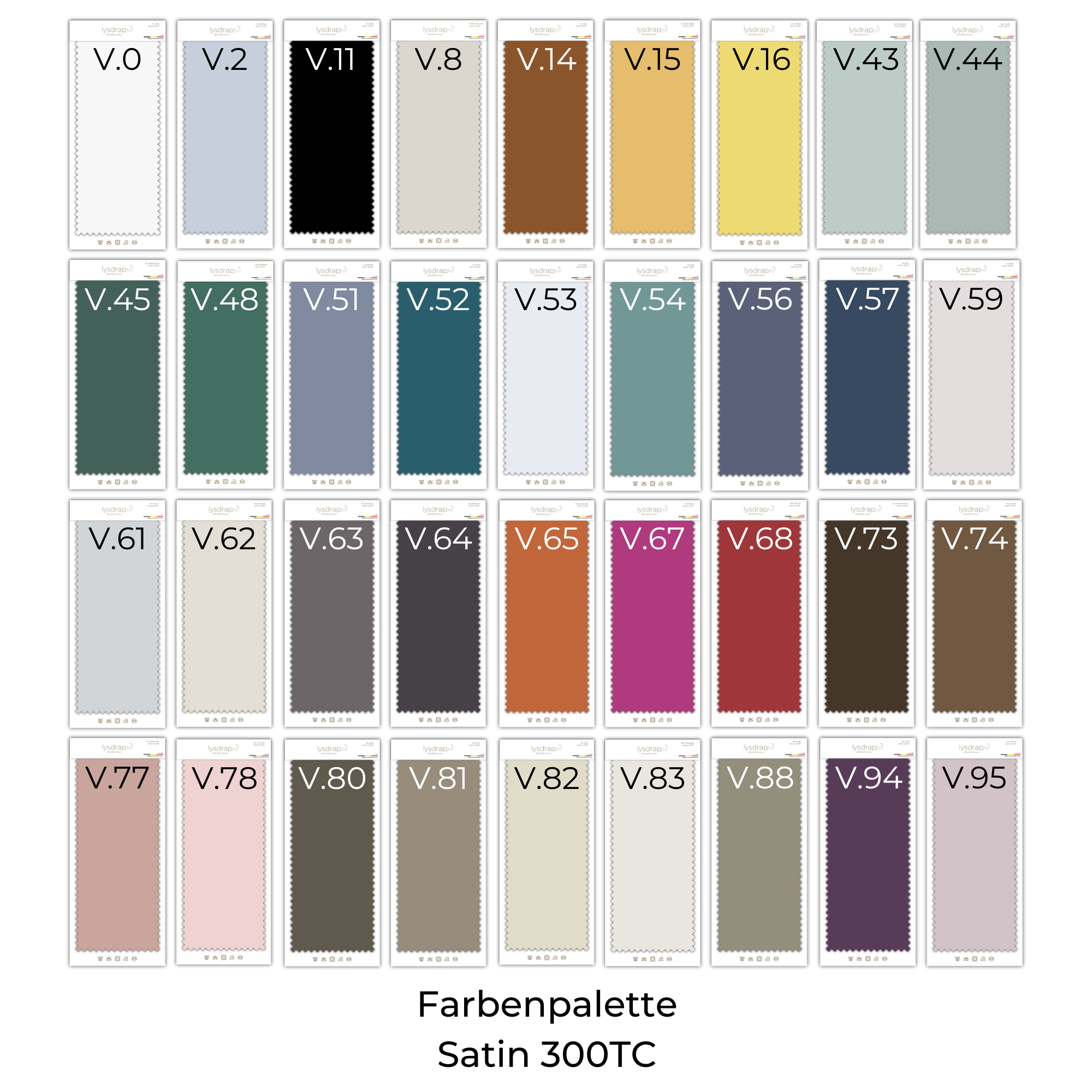 Bettbezug aus ägyptischer Baumwollsatin 300TC - Square