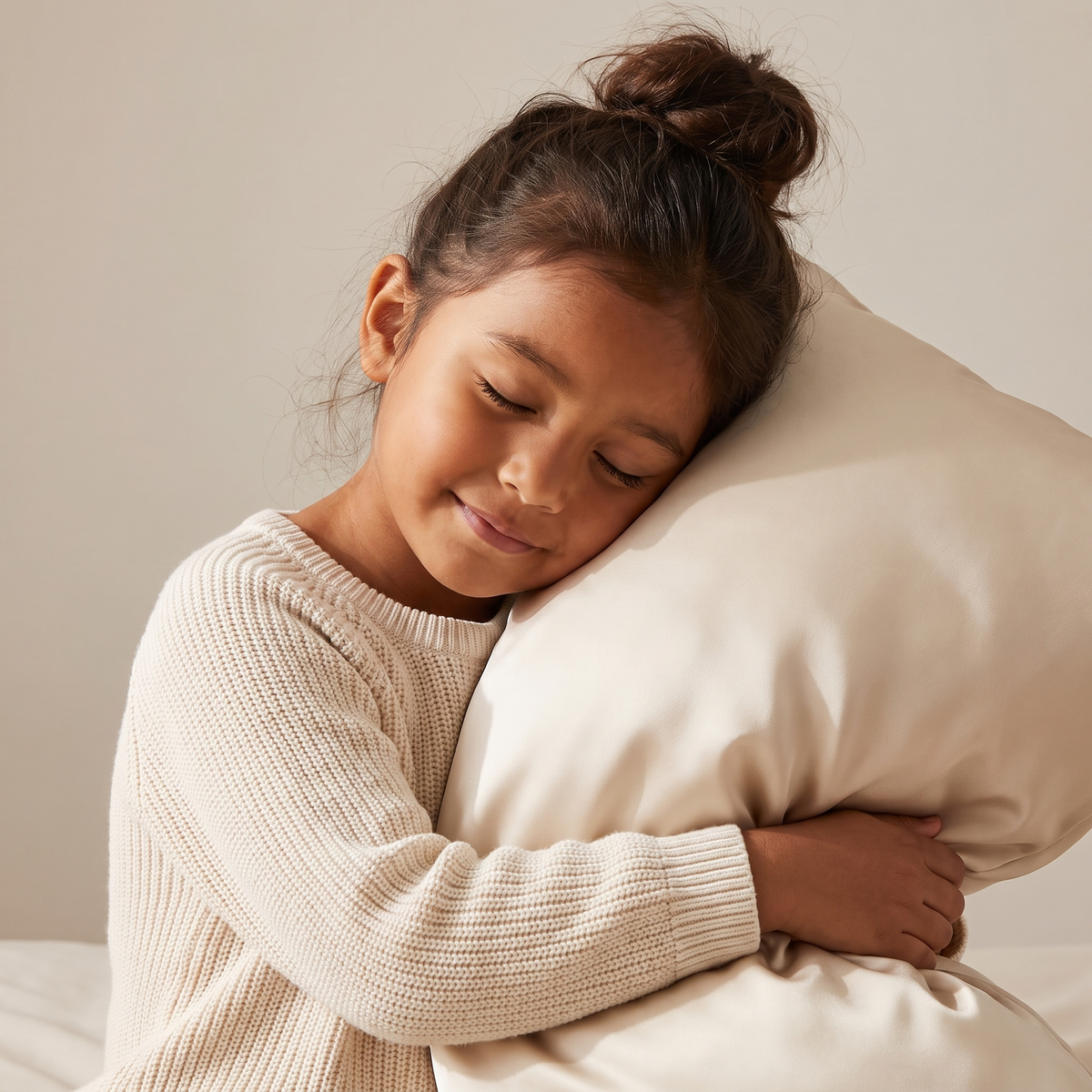 Serene Kinderkissen aus Seide