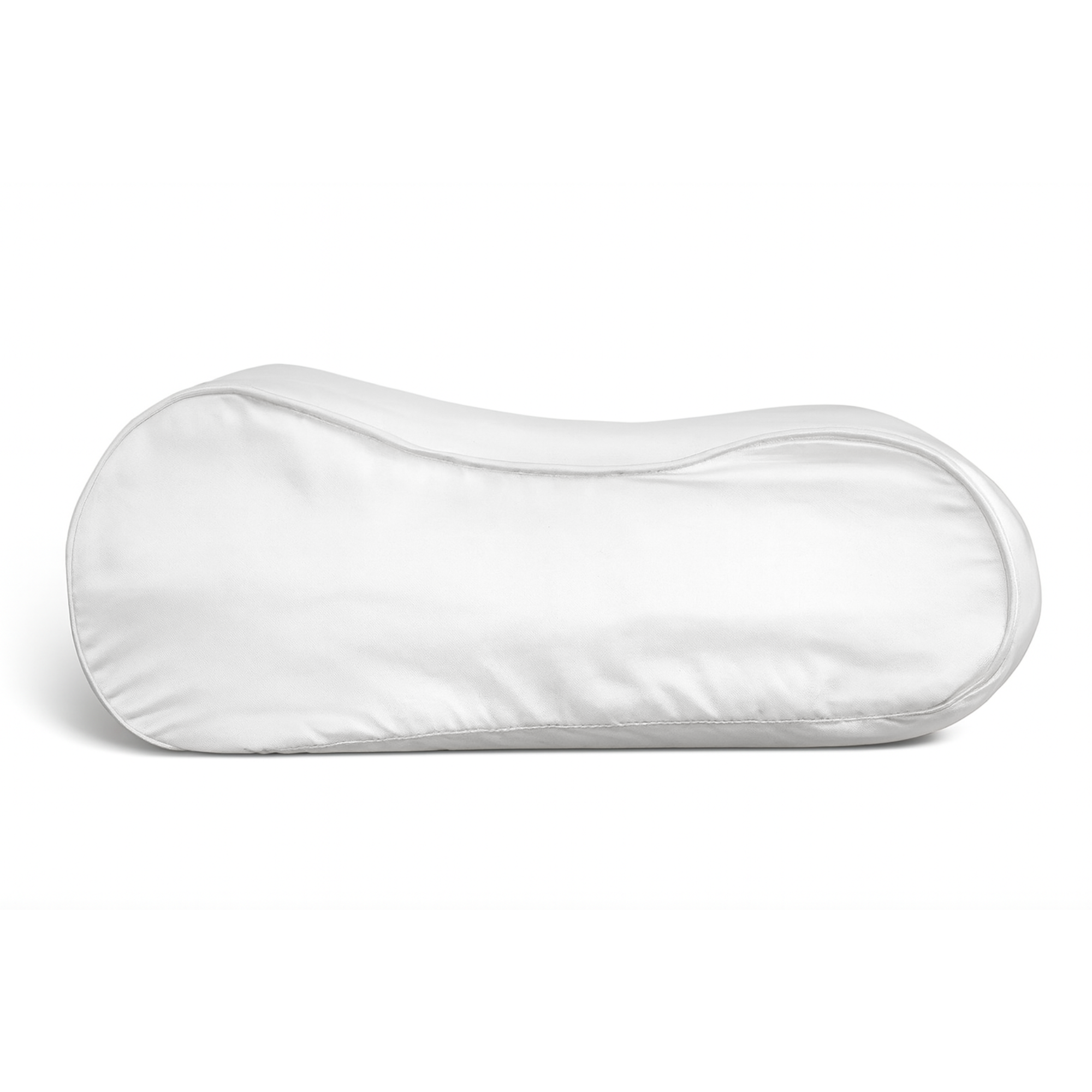 Seidenkissenbezug Cloud White - 22mm Satin Ergonomisch