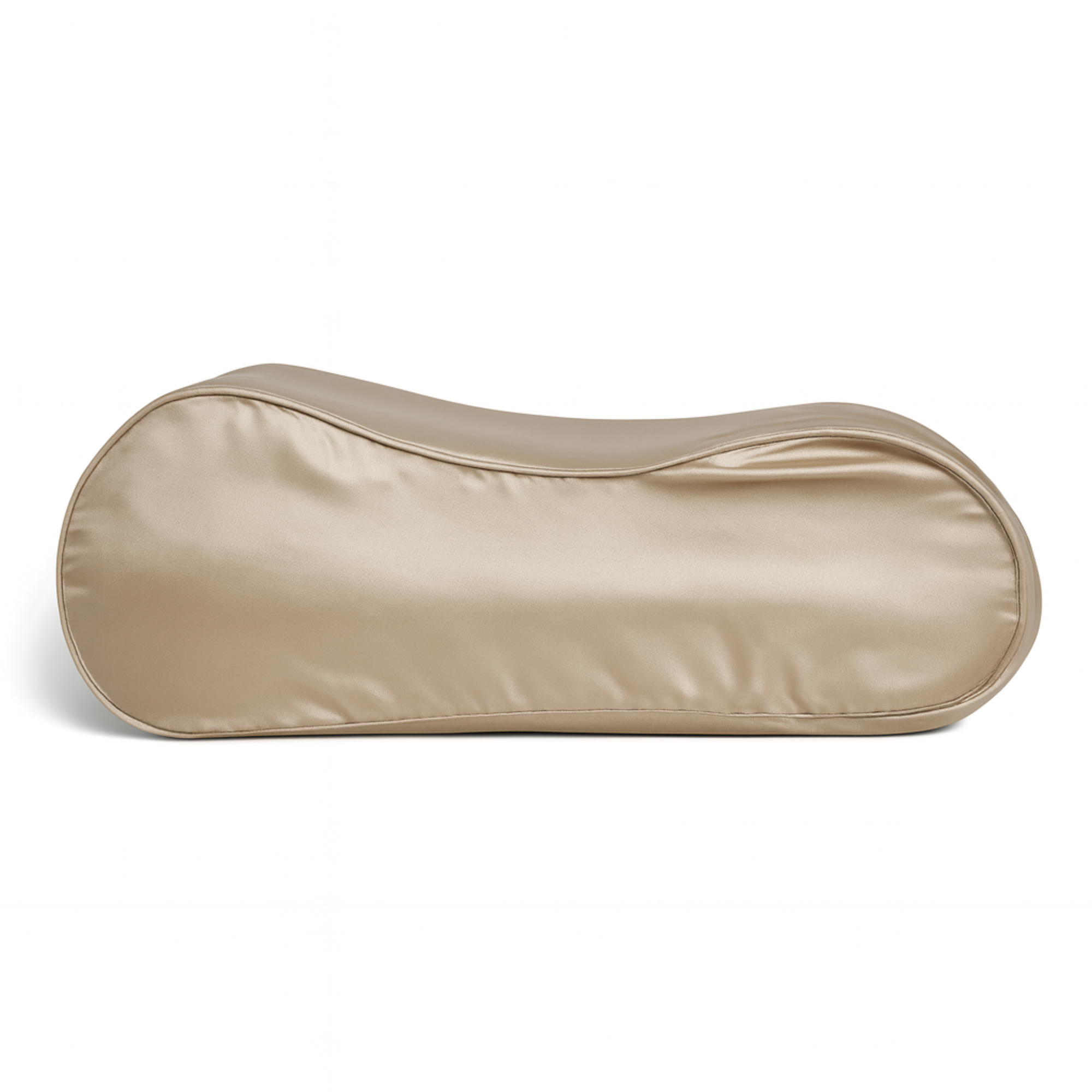 100% Seide Kissenbezug für ergonomisches Kissen Dunkler Champagner - 19MM – Silk Heaven