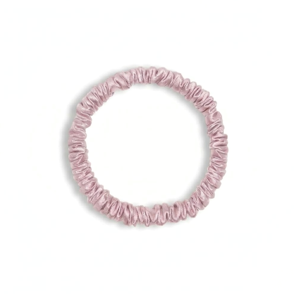 Seiden-Scrunchie Lavender Mist Deluxe Set mit 5 Stück - 22 Momme