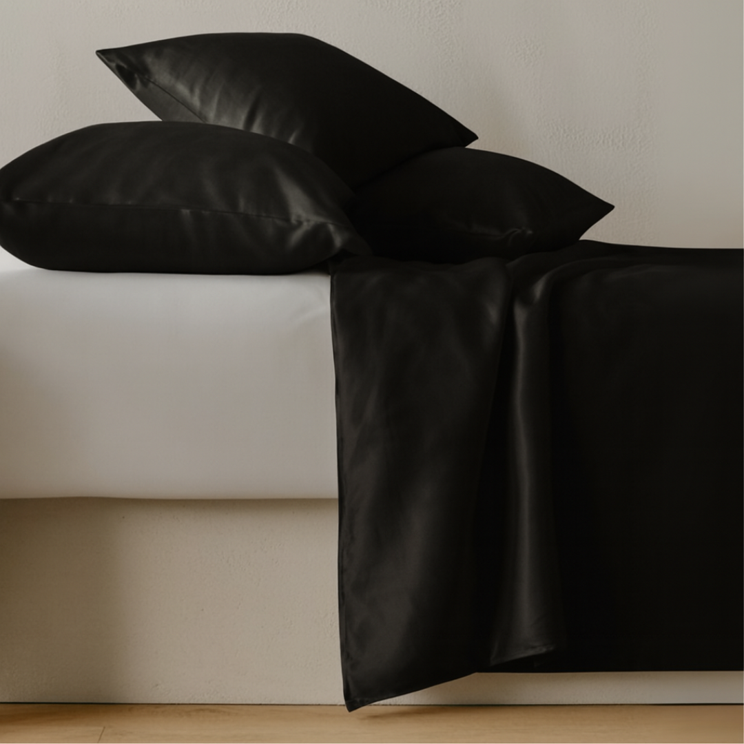 Seiden Ober-Laken Schwarz - 22MM