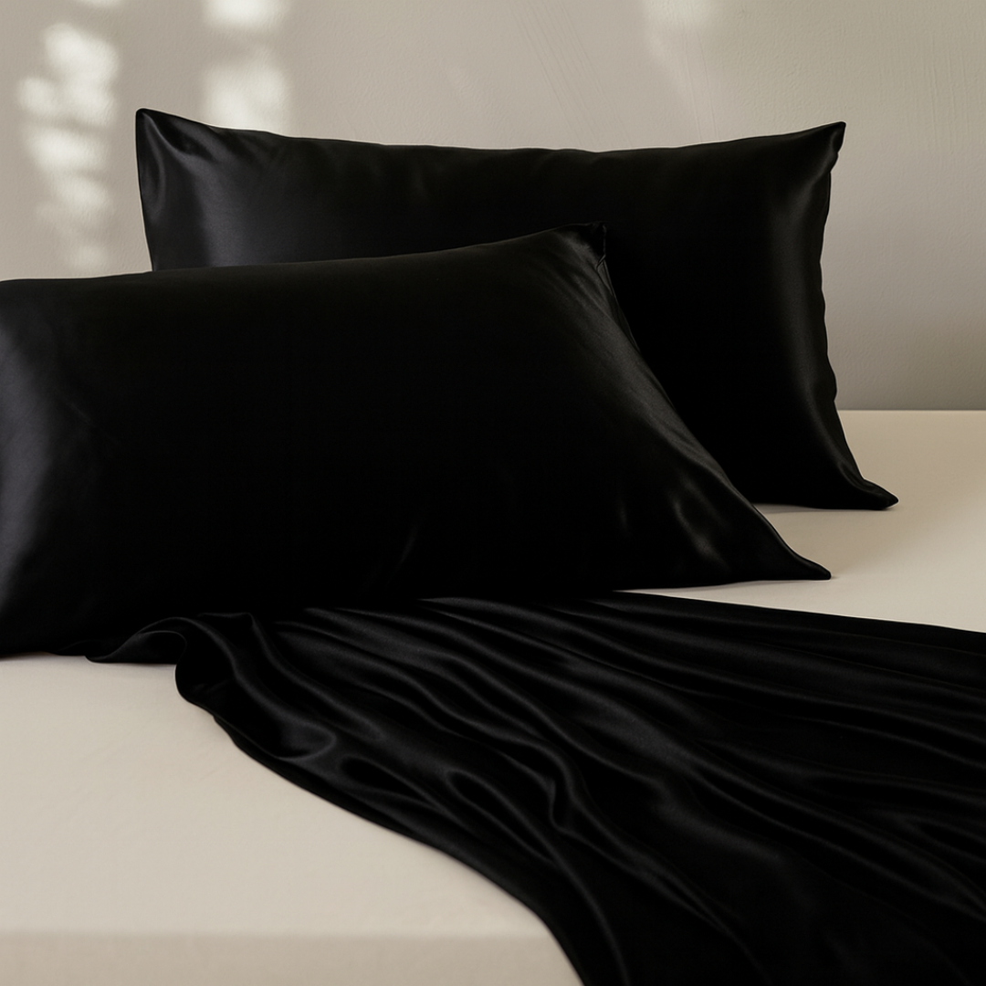 Seiden Ober-Laken Schwarz - 22MM