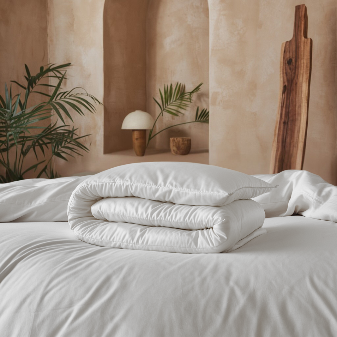 Seiden-Sommerdecke Oasis (175g/m2) - Bambusbezug