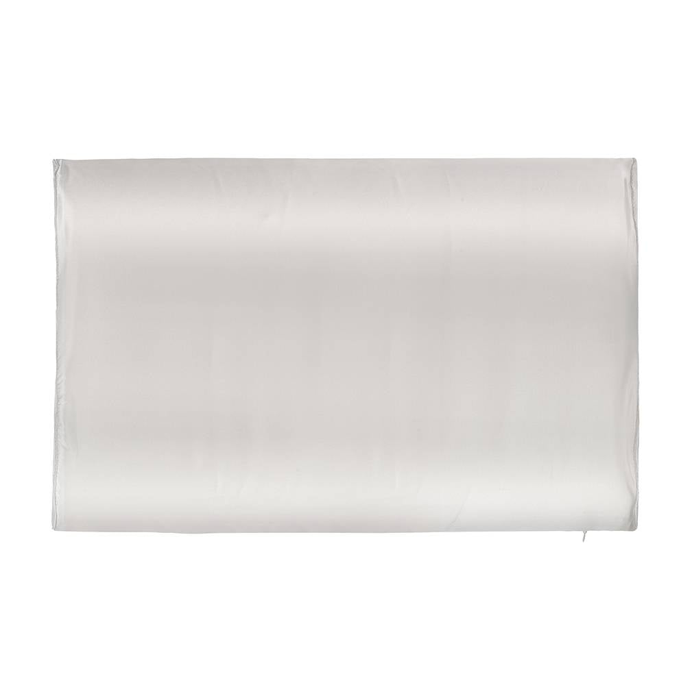 100% Seiden Kissenbezug ergonomisch Weiß 40x60cm - 19MM