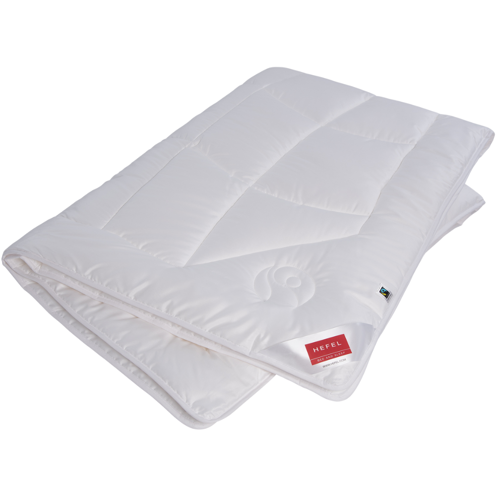 Hefel KlimaControl Comfort Baumwolle & TENCEL Sommerbettdecke mit einem Füllgewicht von 140g/m2