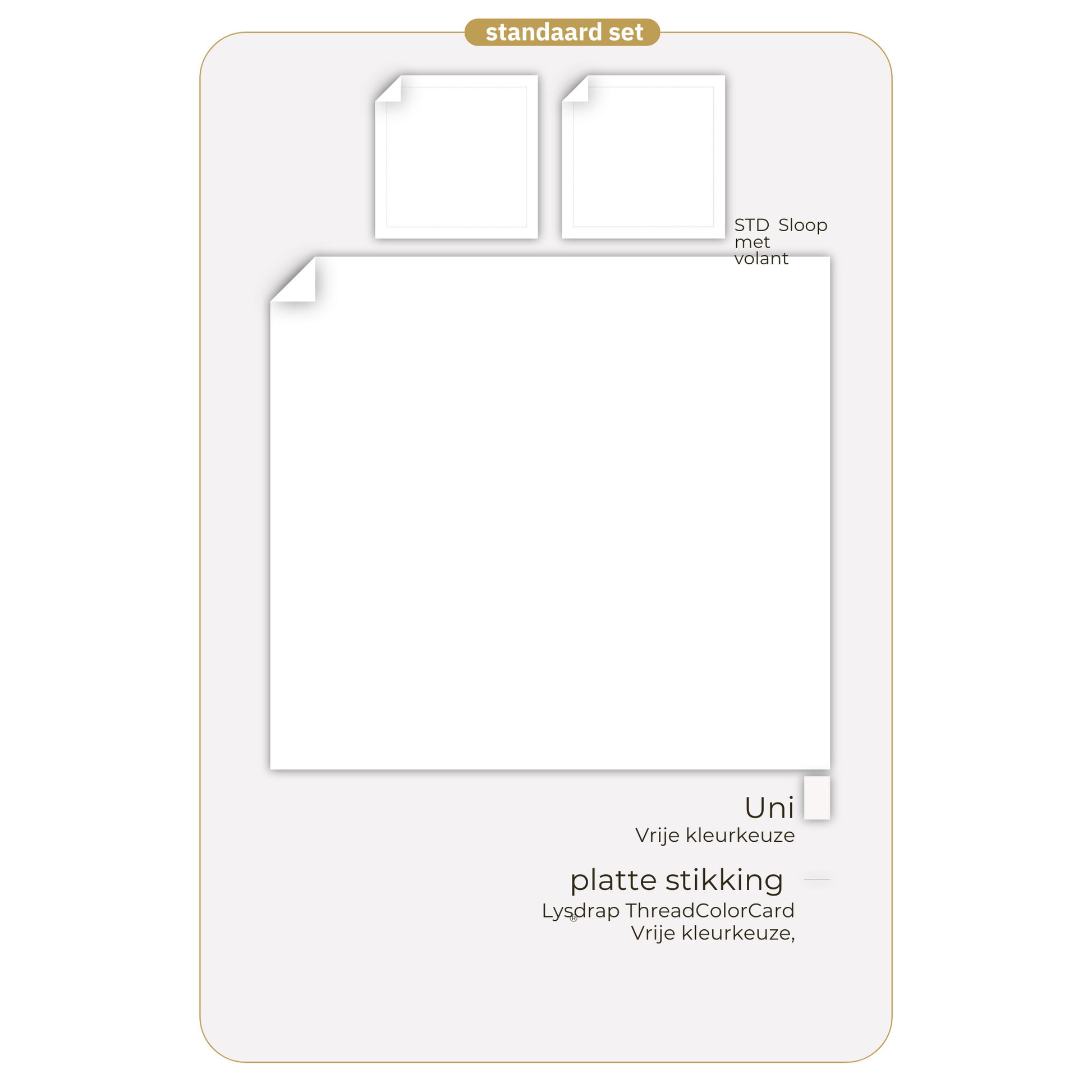 Egyptisch Katoen Luxe Percal 200TC Laken - Virgo