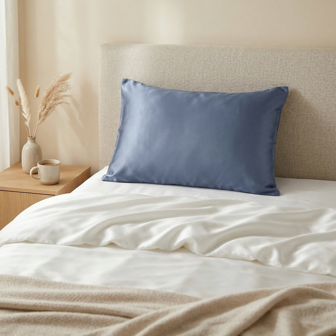 Seidenkissenbezug Evening Blue - 22MM