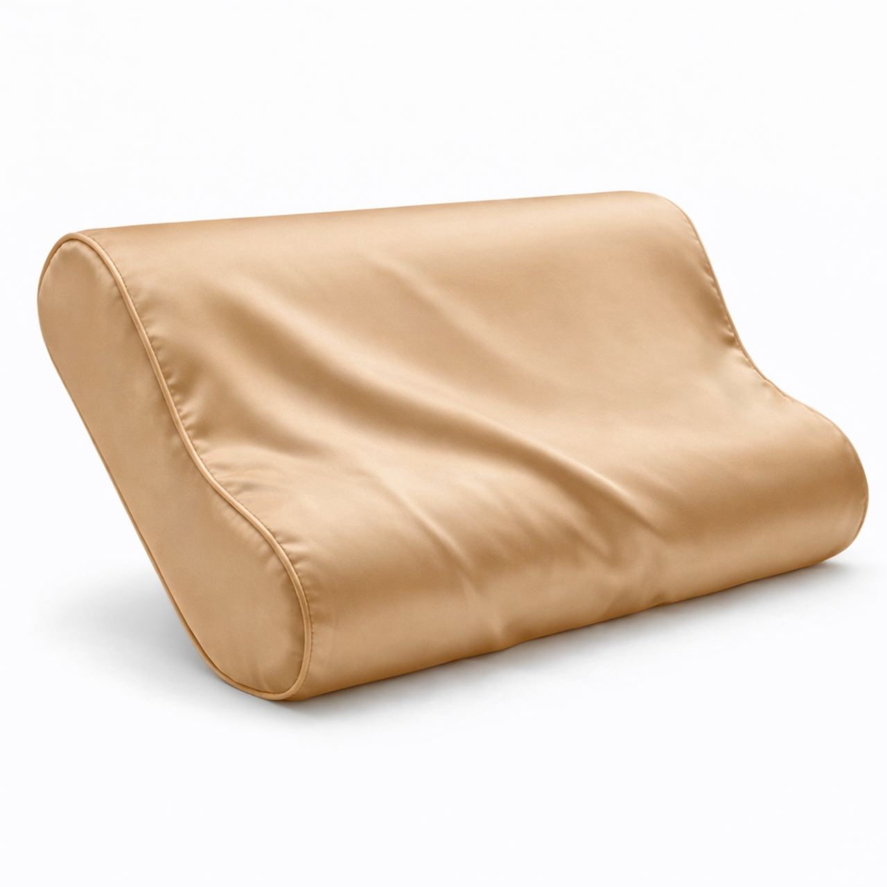 Seidenkissenbezug Desert Nude - 22mm Satin Ergonomisch