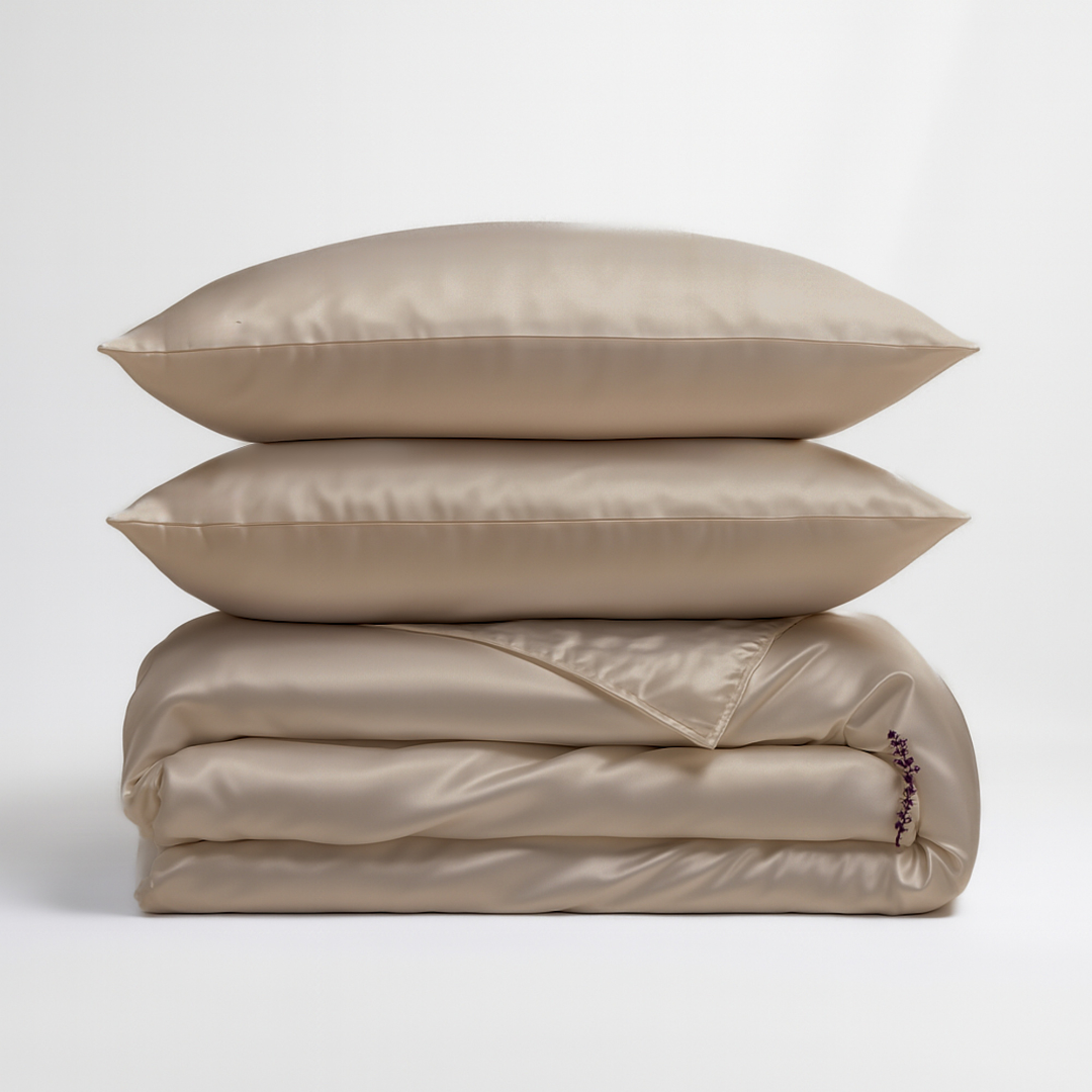 Seidenbettbezug Café - 22 Momme