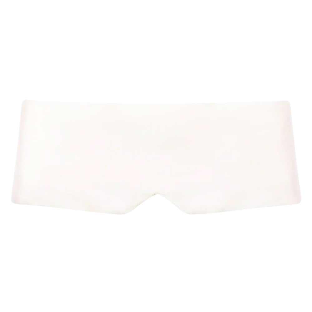 Perfect Sleep Face Mask aus 100% Seide 22mm - Weiß