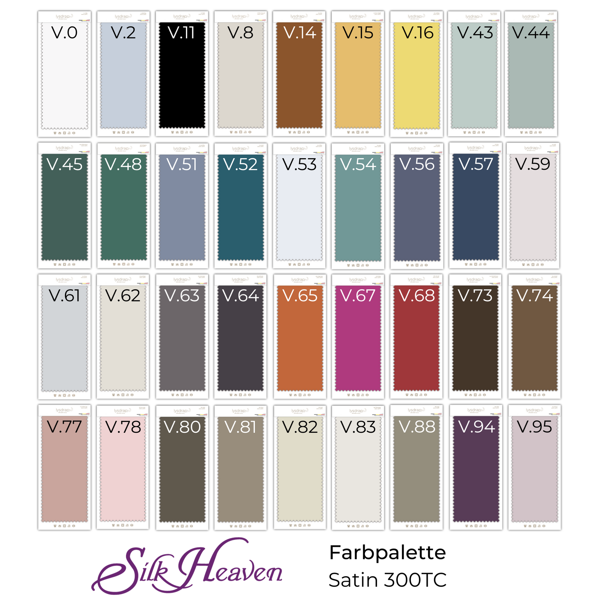 Laken aus ägyptischem Baumwollsatin 300TC - Virgo