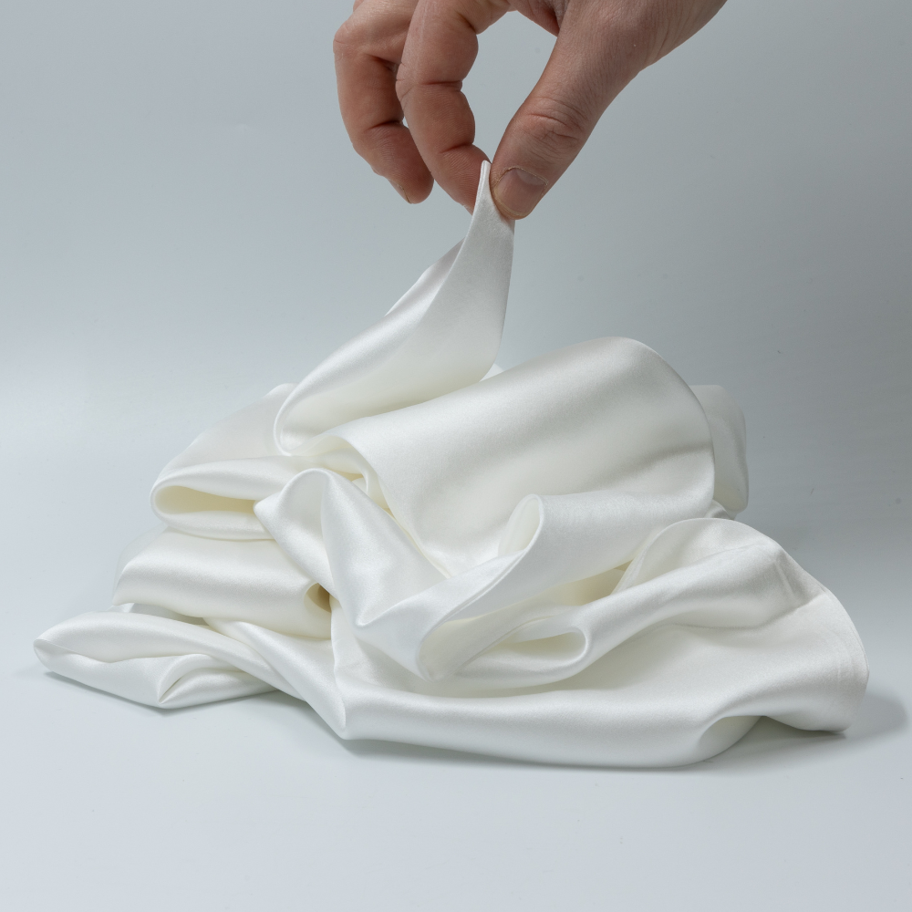 Perfect Sleep Face Mask aus 100% Seide 22mm - Weiß