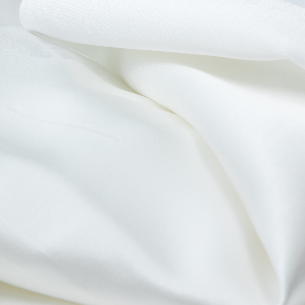 100% Seide Kissenbezug Weiß Hotelverschluss - 22MM
